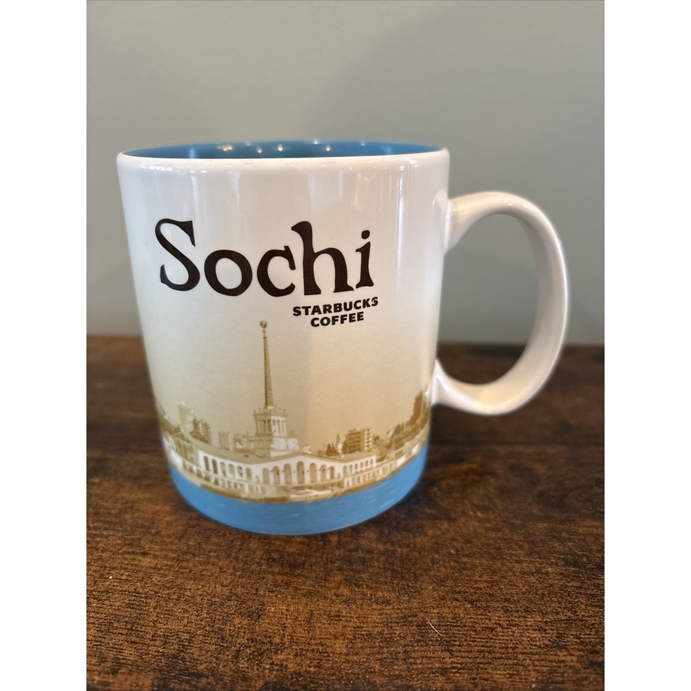 Starbucks SOCHI 16oz Global Series Coffee Mug Original Russia Cup